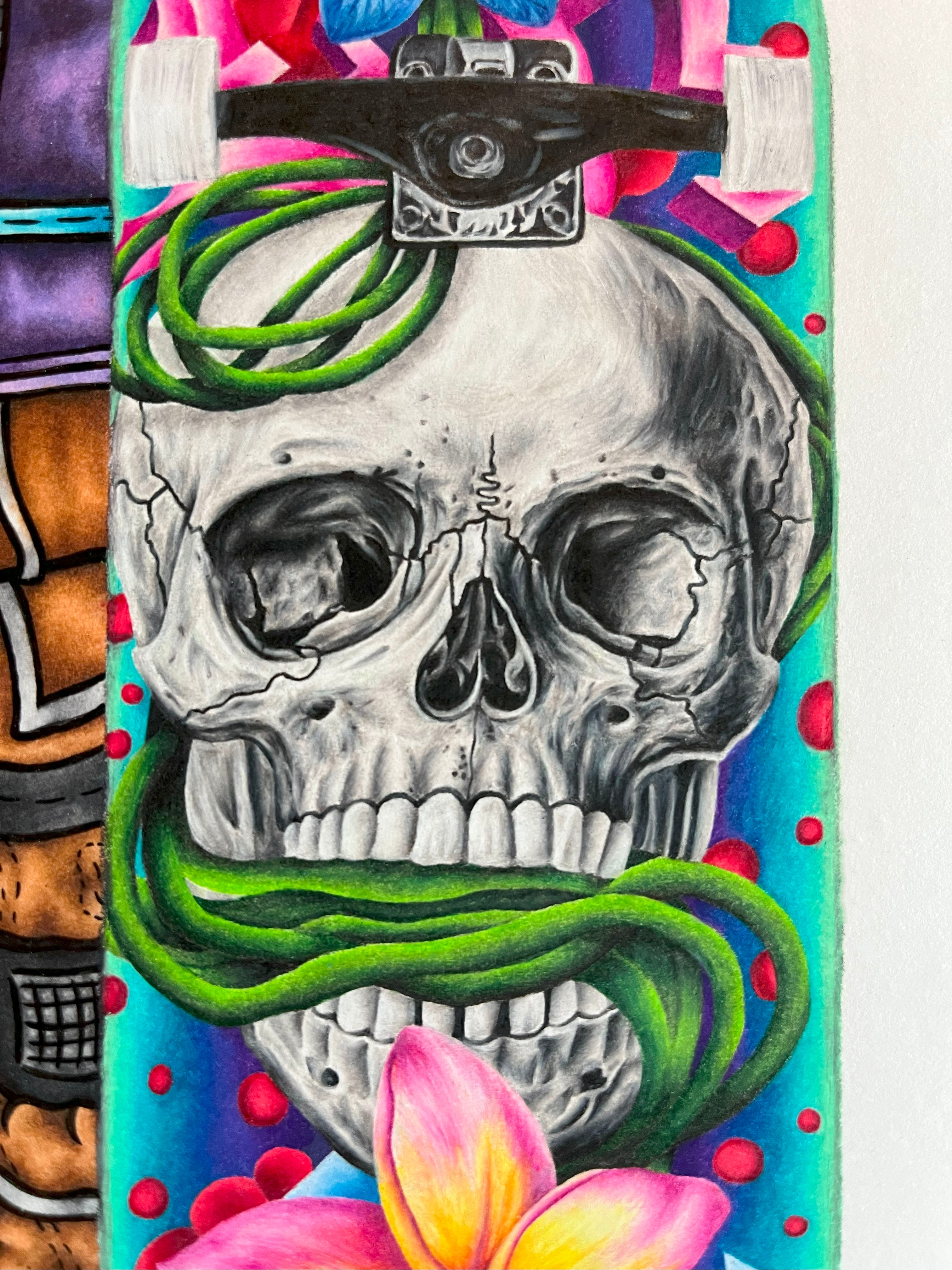 Character With Skateboard