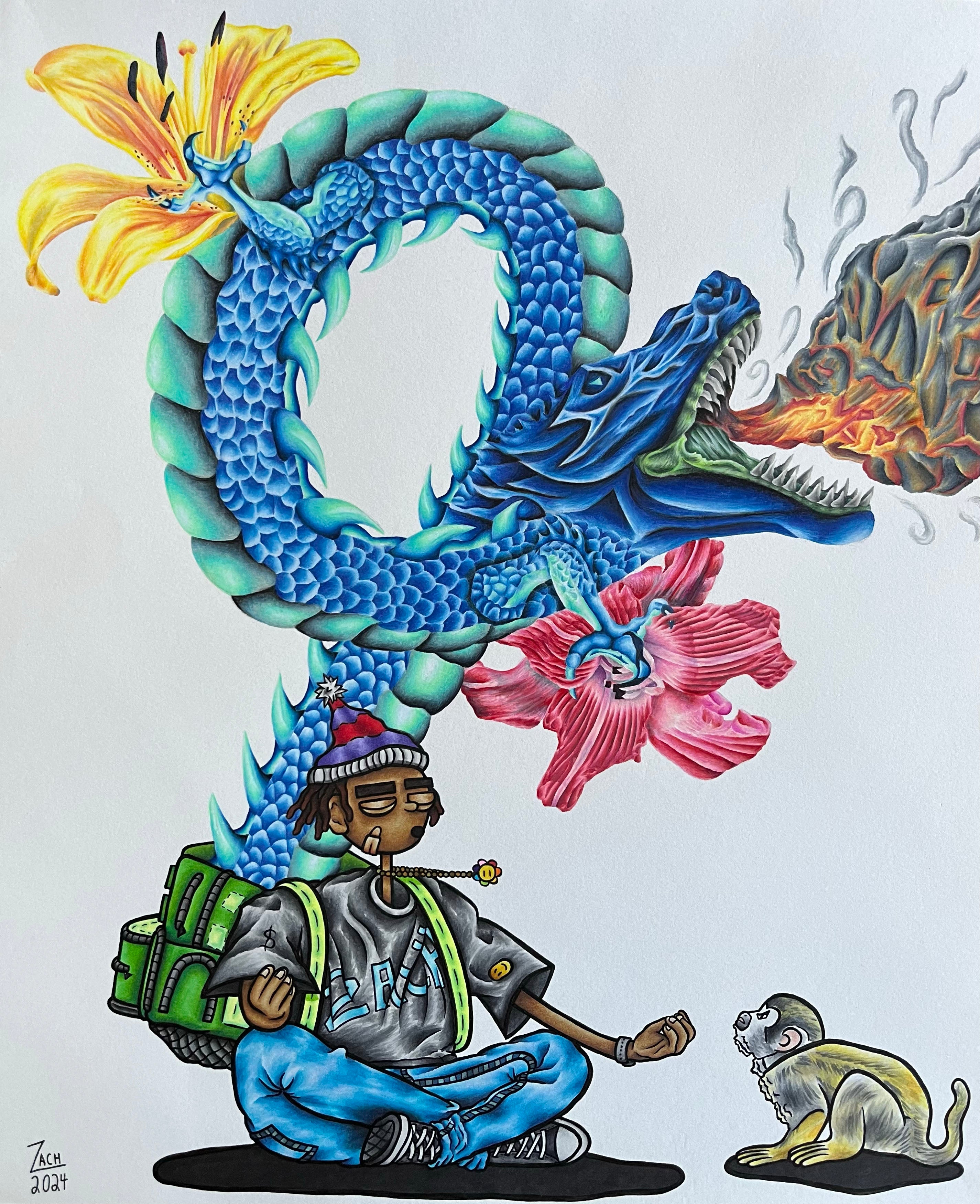 Character With Dragon